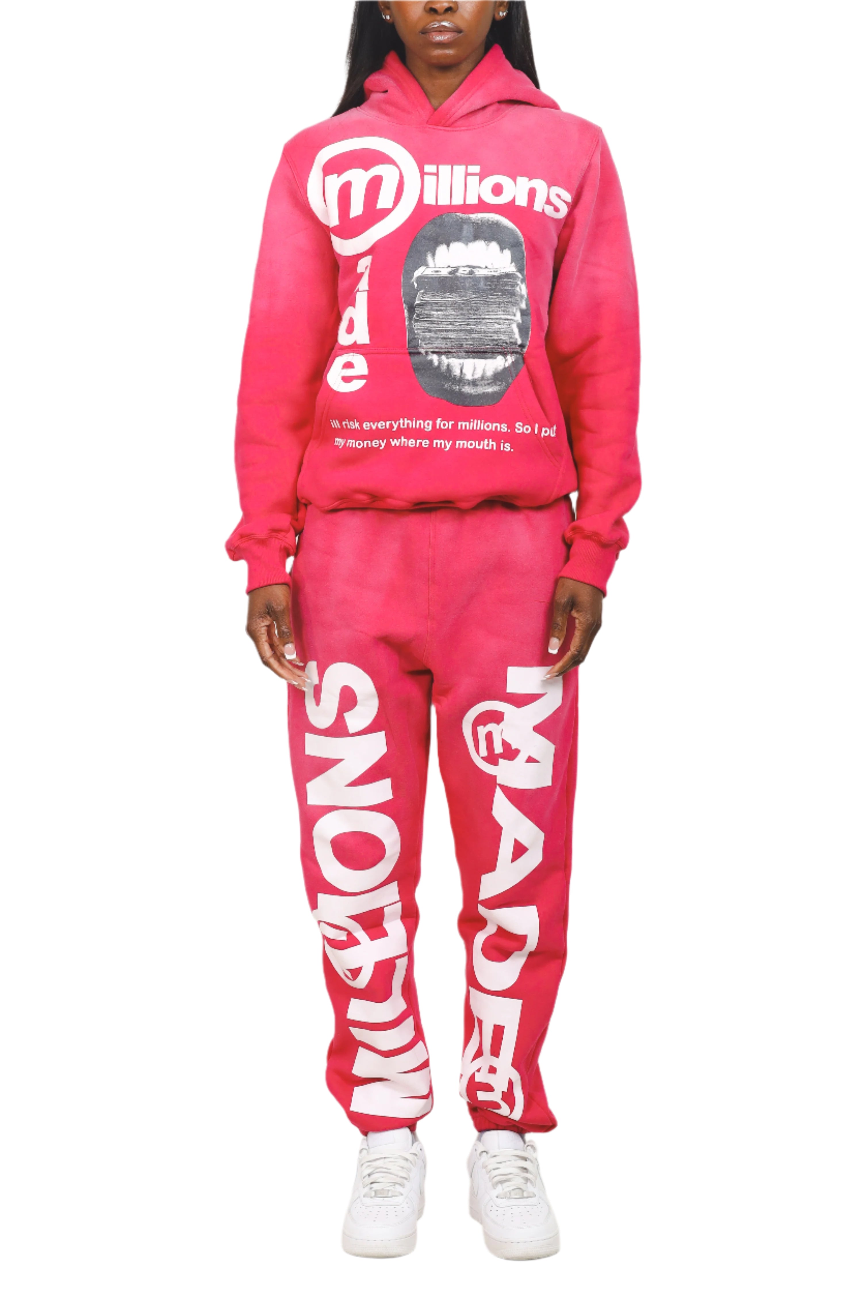 (Ready To Ship) Cotton Candy Millions Made Sweatsuit