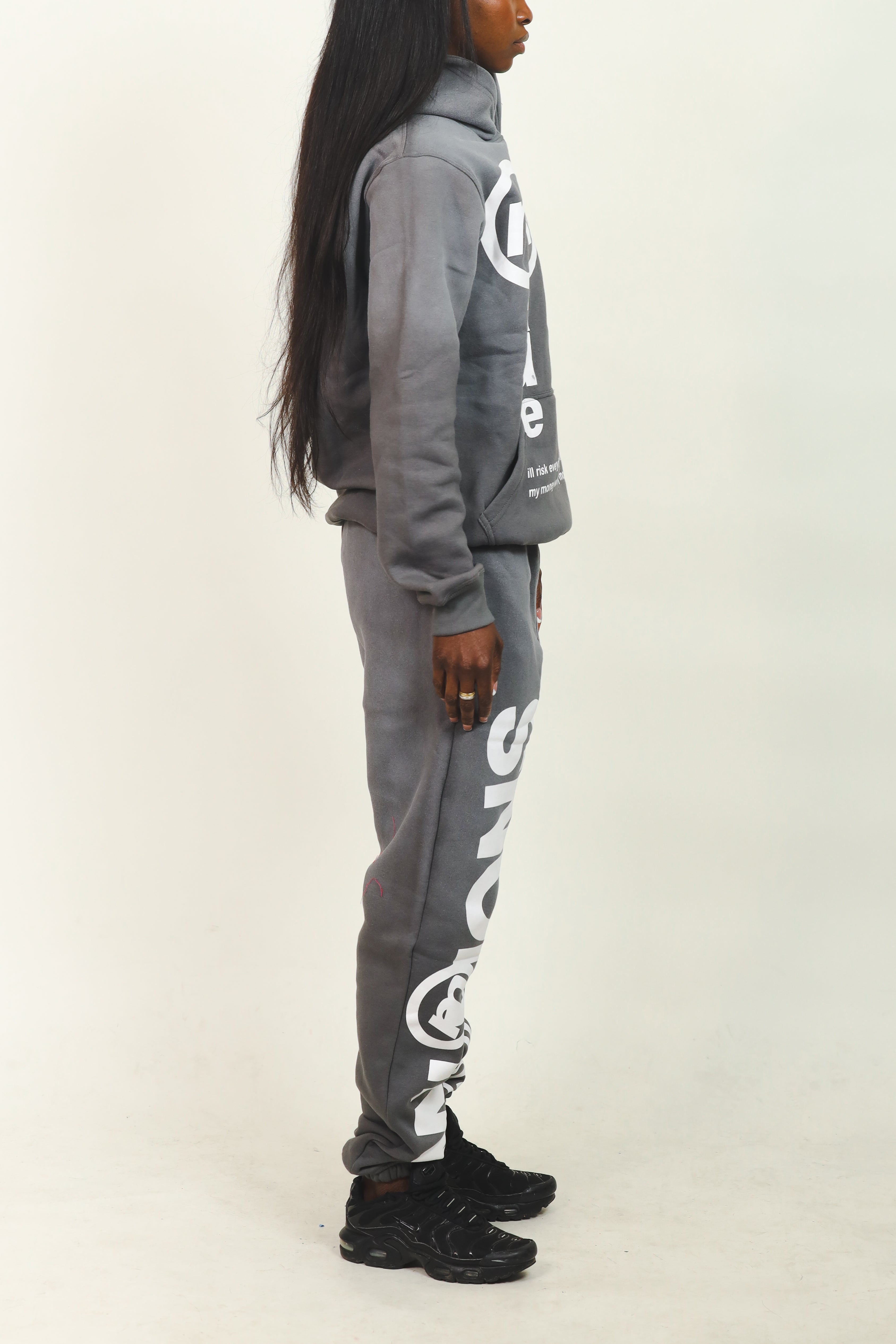 (Ready To Ship) Gray Millions Made Sweatsuit