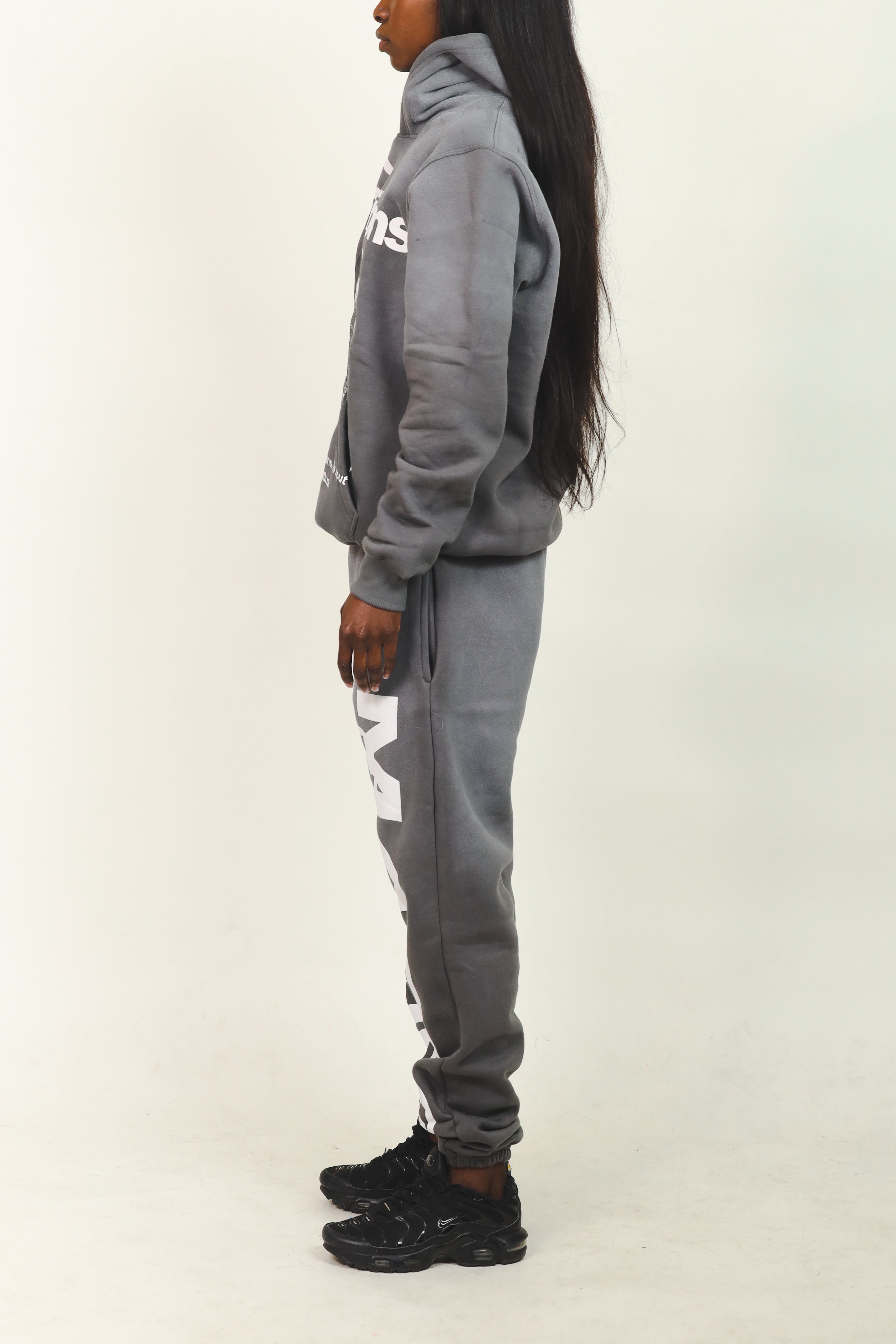 (Ready To Ship) Gray Millions Made Sweatsuit