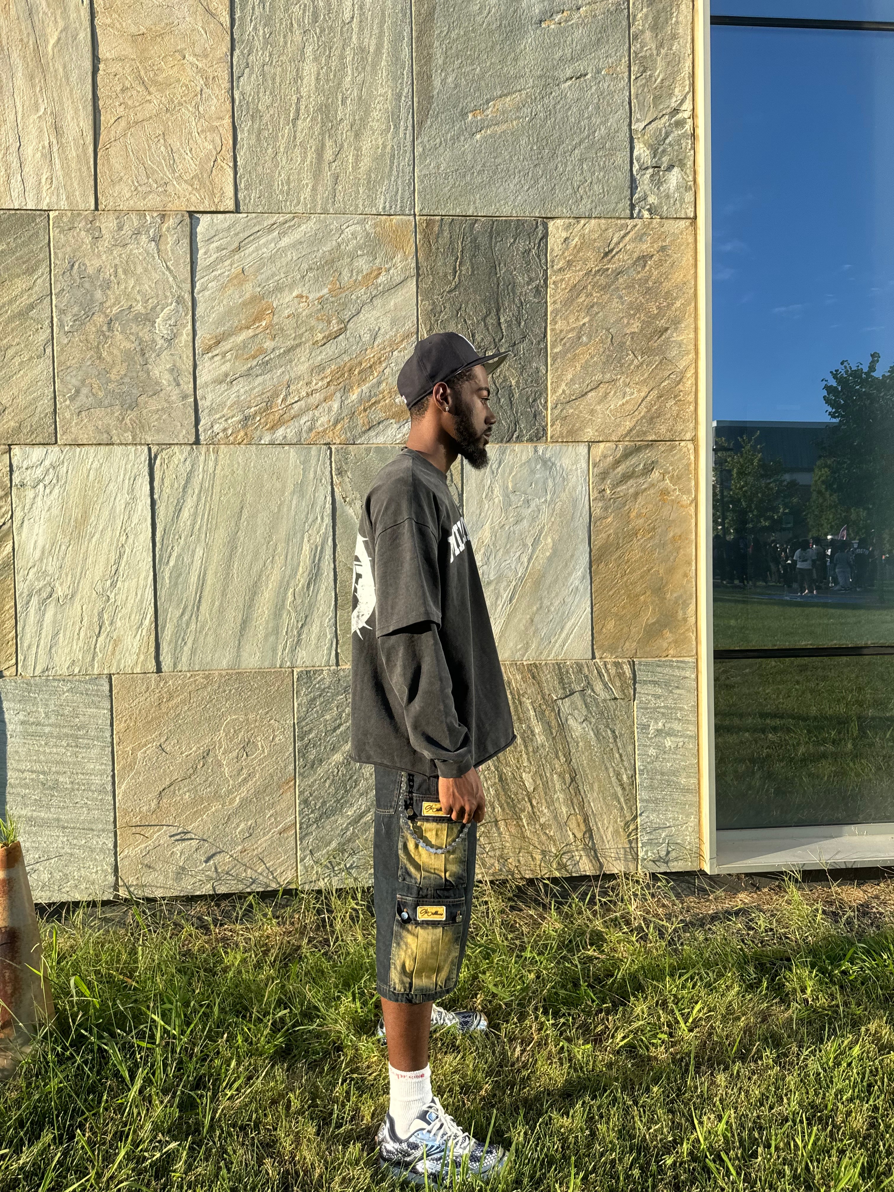 (READY TO SHIP) DENIM VINTAGE WASHED JEAN SHORTS